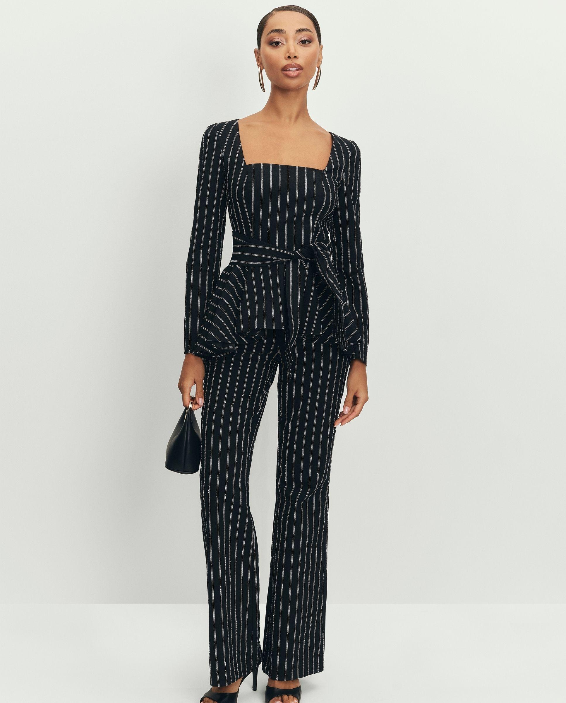 MIPHAI - Pantalones de vestir de mujer de talle alto y corte bootcut.