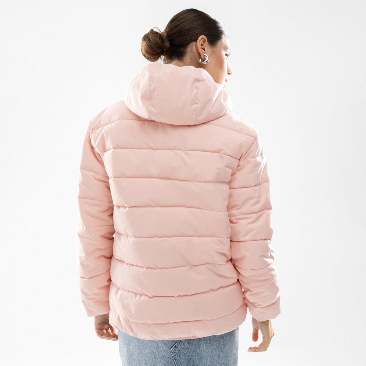 Chaqueta acolchada resistente al agua lifestyle mujer Hokkai-W Rosa Rosa-2