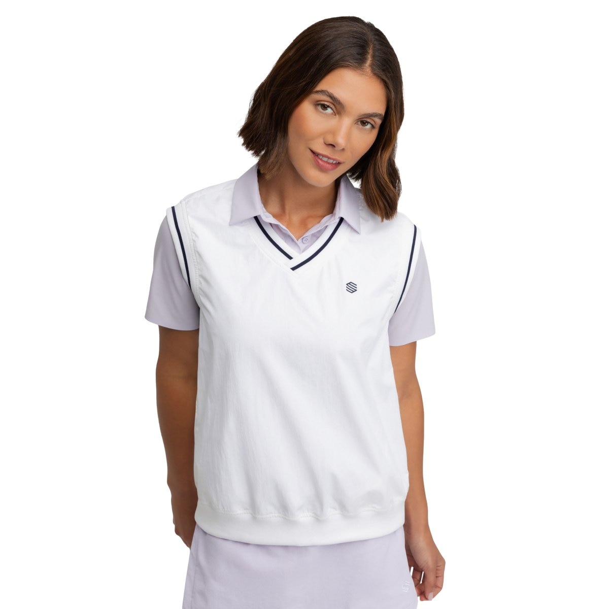 Siroko Chaleco golf cortavientos mujer Grace Azul marino