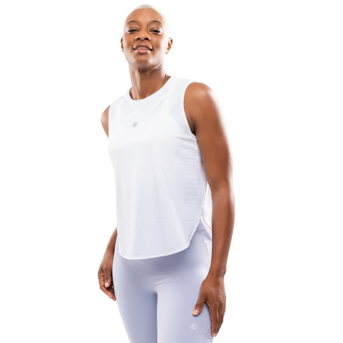 Imagen 0 de Camiseta sin mangas running mujer Seine Siroko Blanco