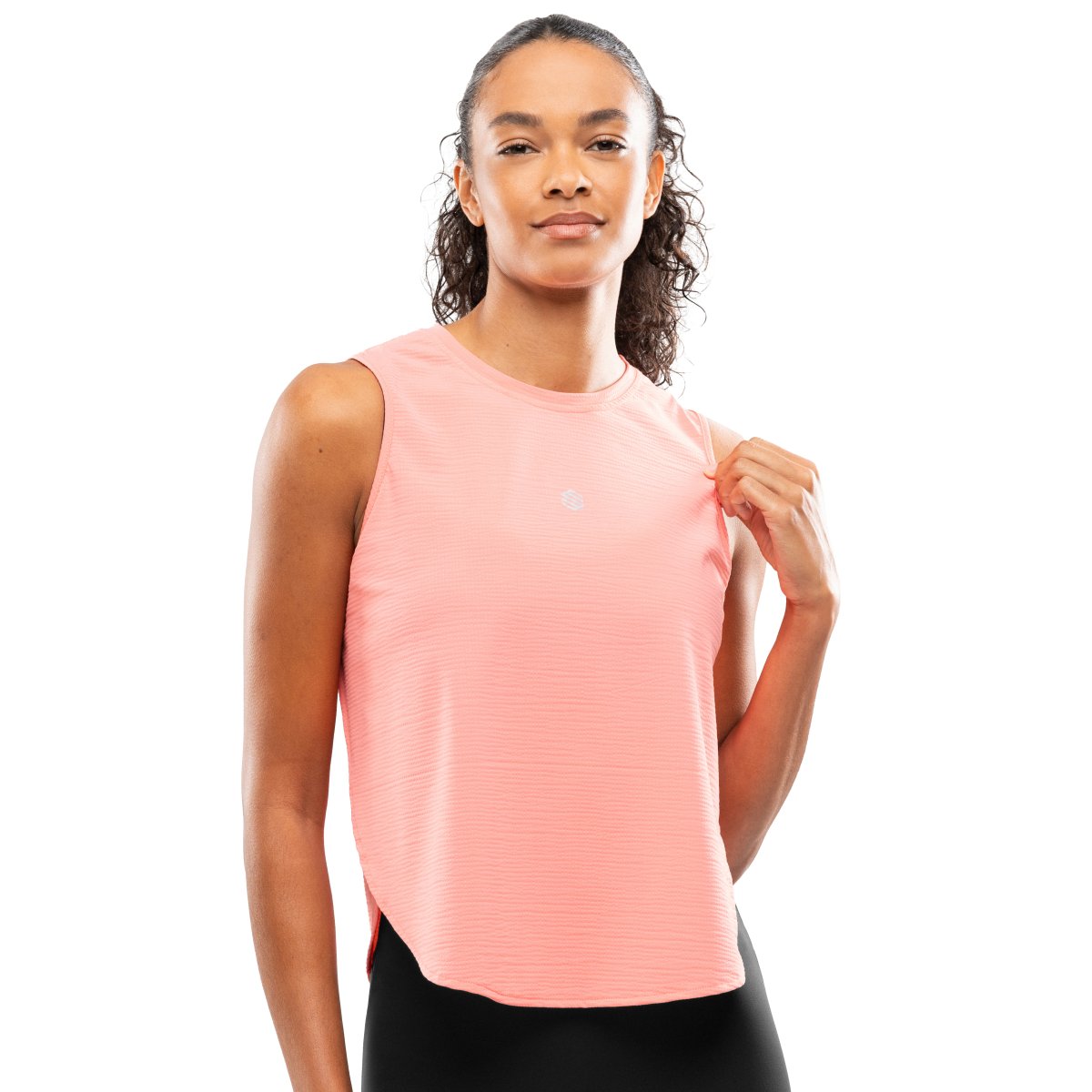 Imagen 0 de Camiseta sin mangas running mujer Seine Siroko Rosa