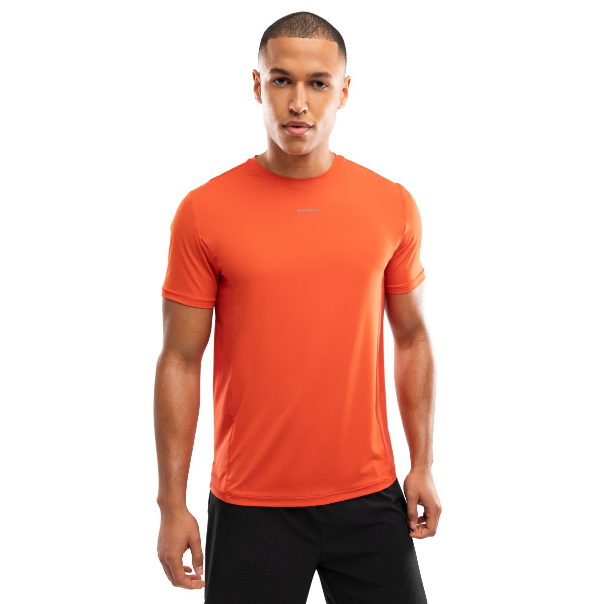 Siroko Camiseta manga corta running hombre Gate Gris