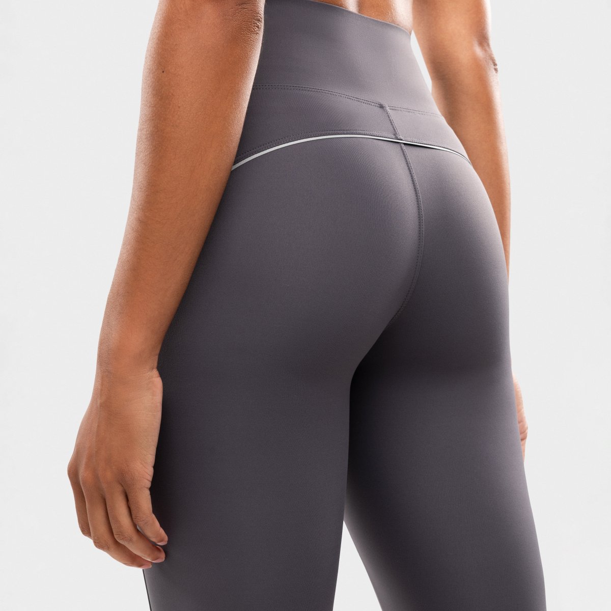Imagen 5 de Mallas reflectantes largas running mujer Lume Gray Siroko - Gris oscuro Gris oscuro