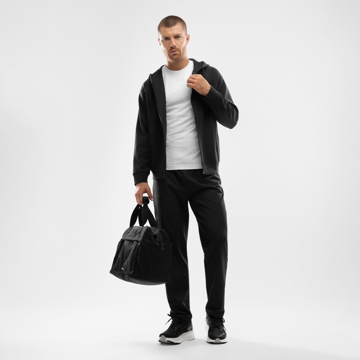 Pantalón de chándal ligero hombre Function Siroko - Negro Negro-3