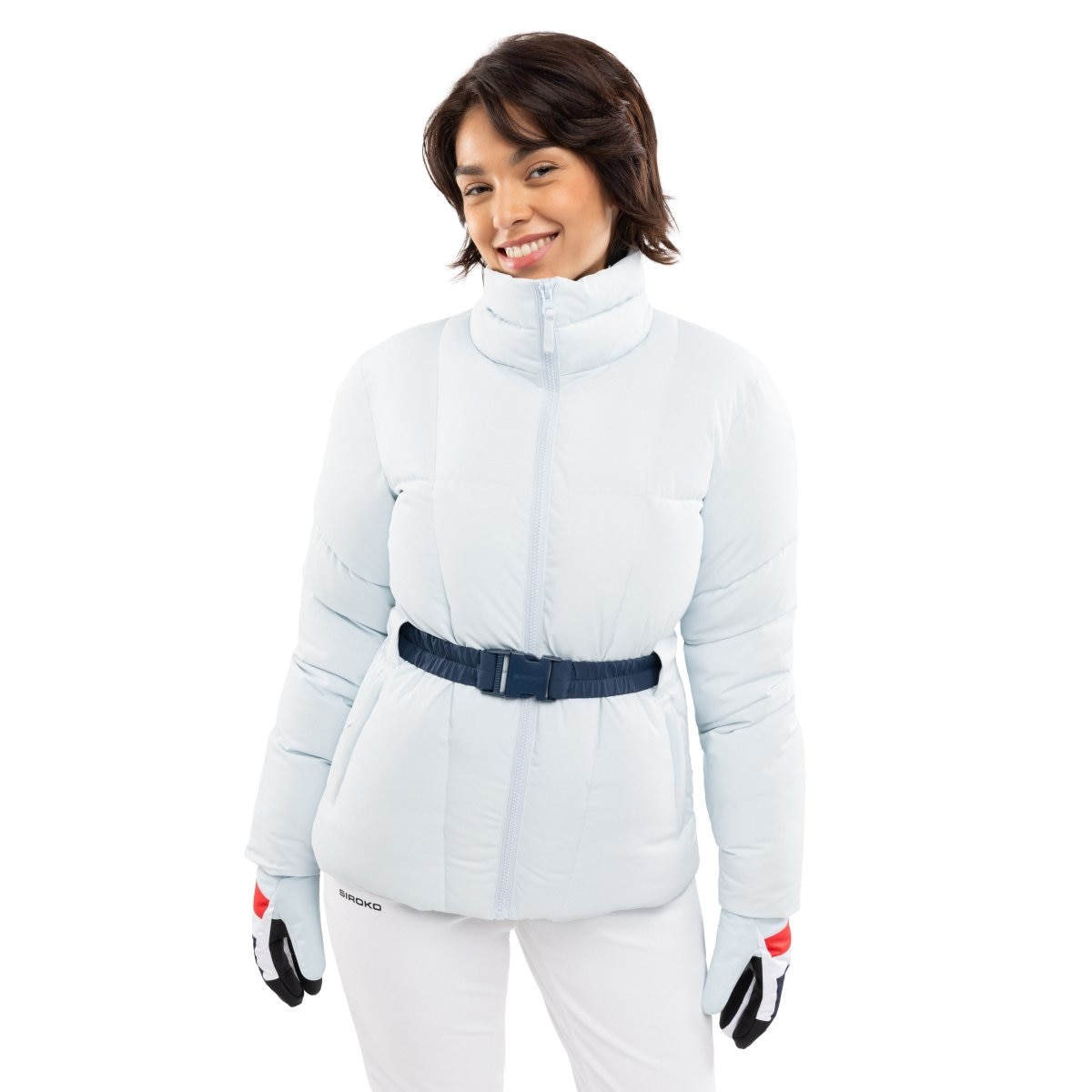 Imagen 0 de Chaqueta esquí acolchada retro mujer Alpengold-W Light Blue Siroko Azul
