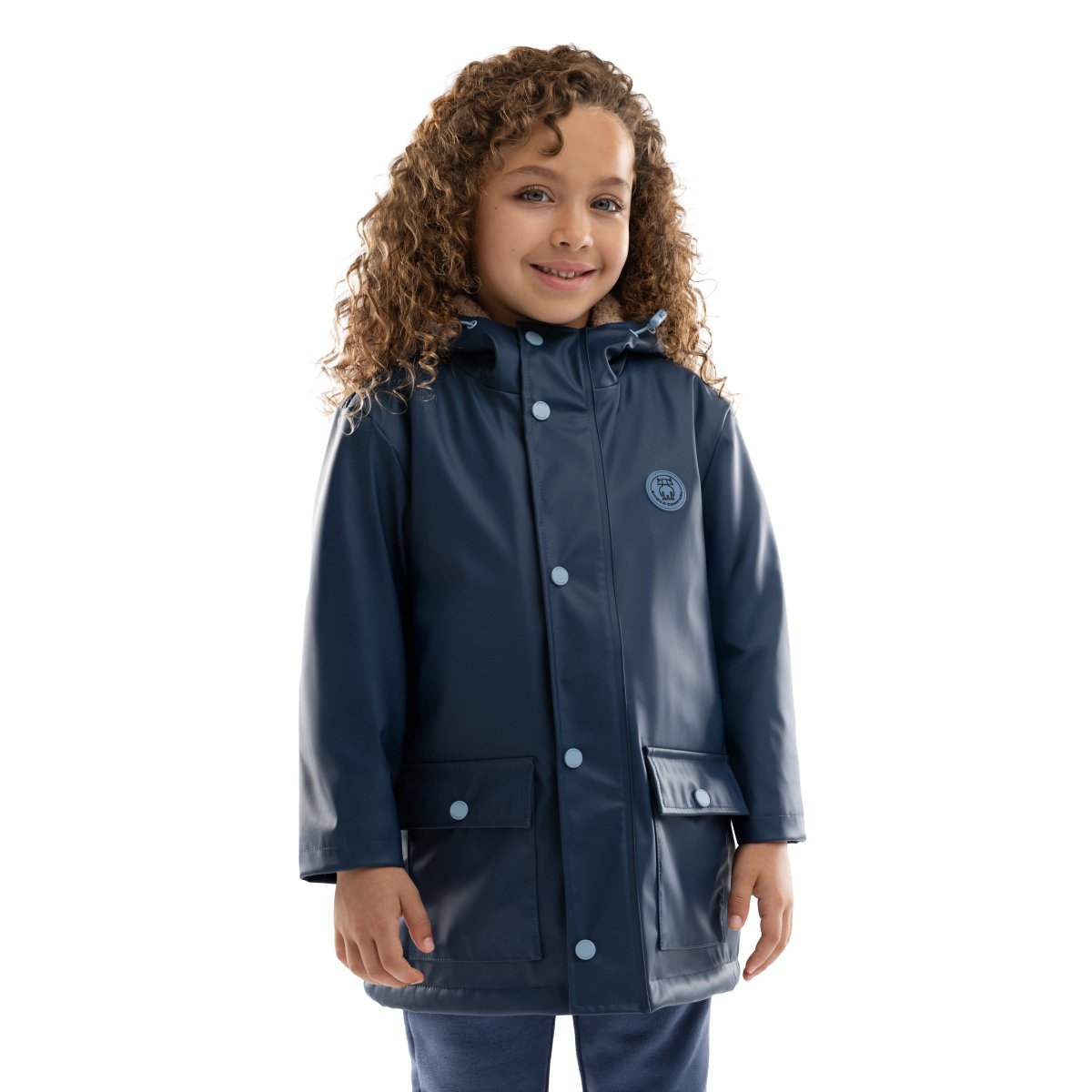 Chubasquero impermeable engomado niña Siroko - Azul Azul-1