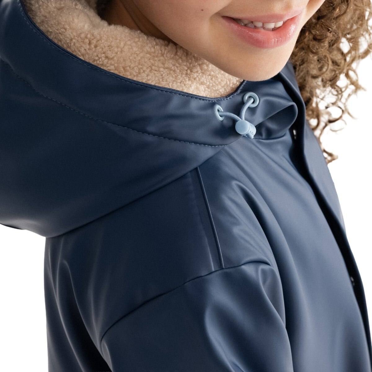 Chubasquero impermeable engomado niña Siroko - Azul Azul-2