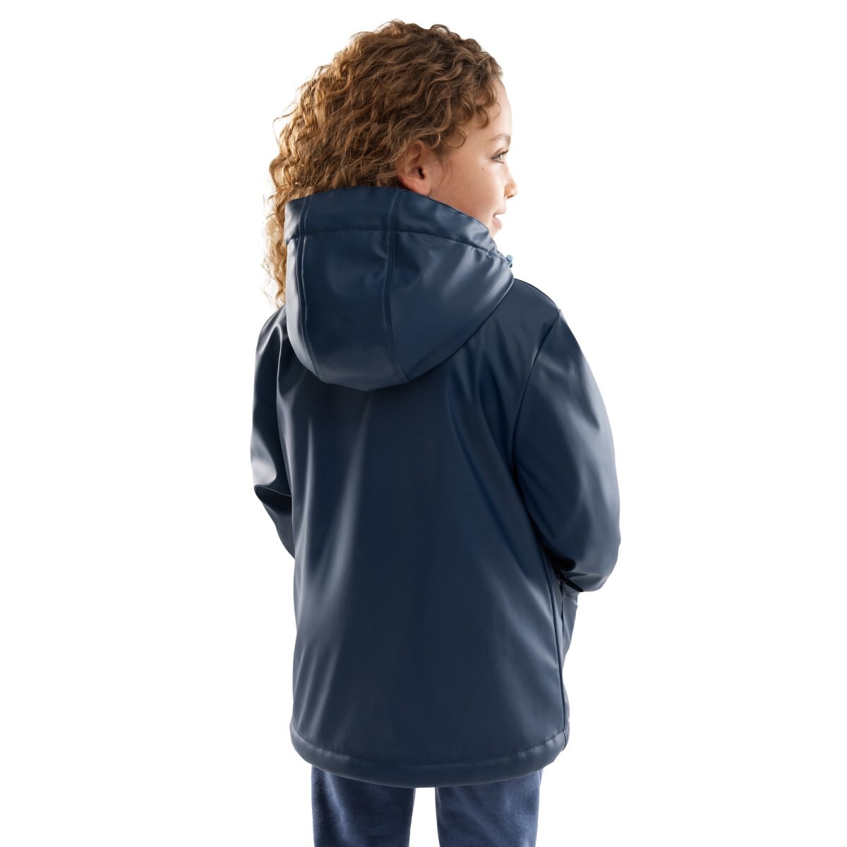 Chubasquero impermeable engomado niña Siroko - Azul Azul-3