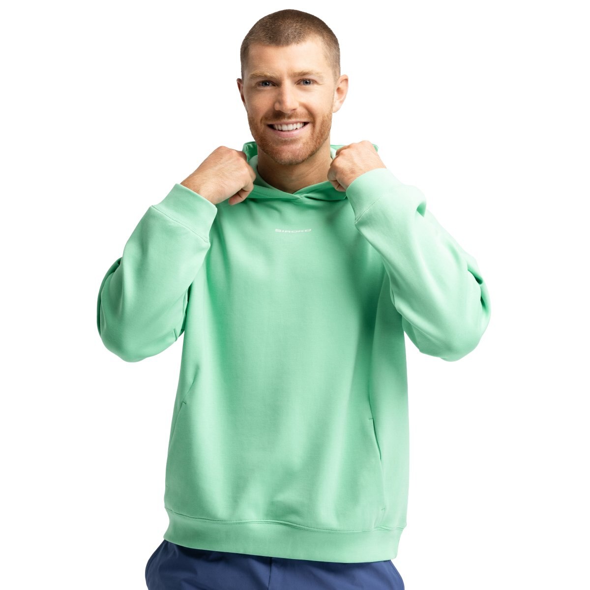 Sudadera capucha pádel hombre Break Siroko - Verde Verde-1