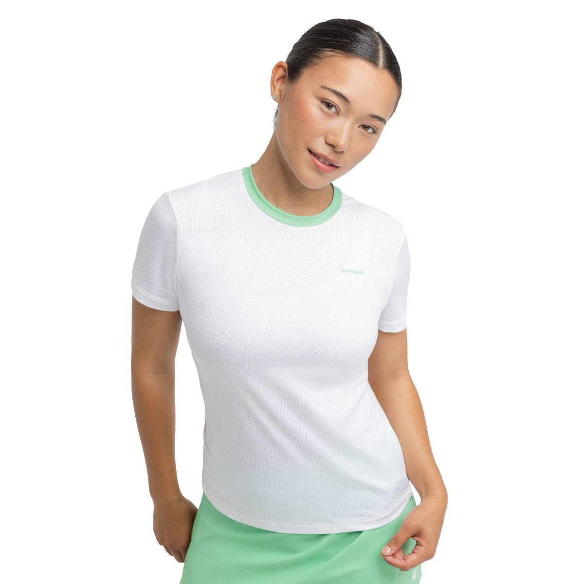 Siroko Camiseta técnica manga corta pádel mujer Pesaro Multicolor