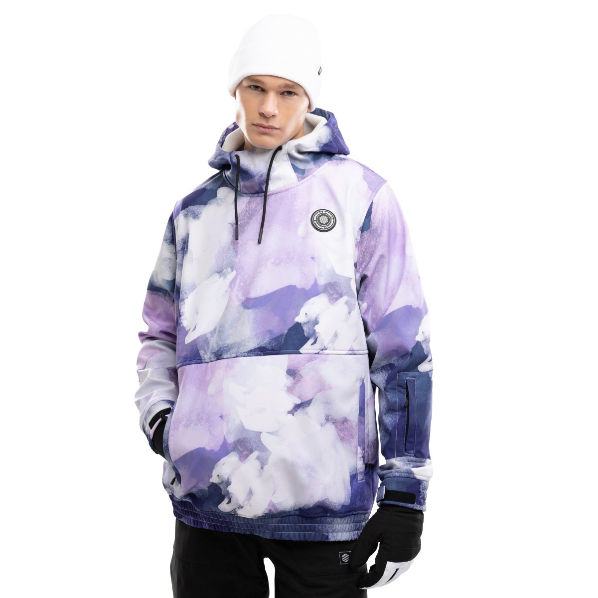 Chaqueta para snowboard/esquí hombre W1 Siroko Morado · El Corte