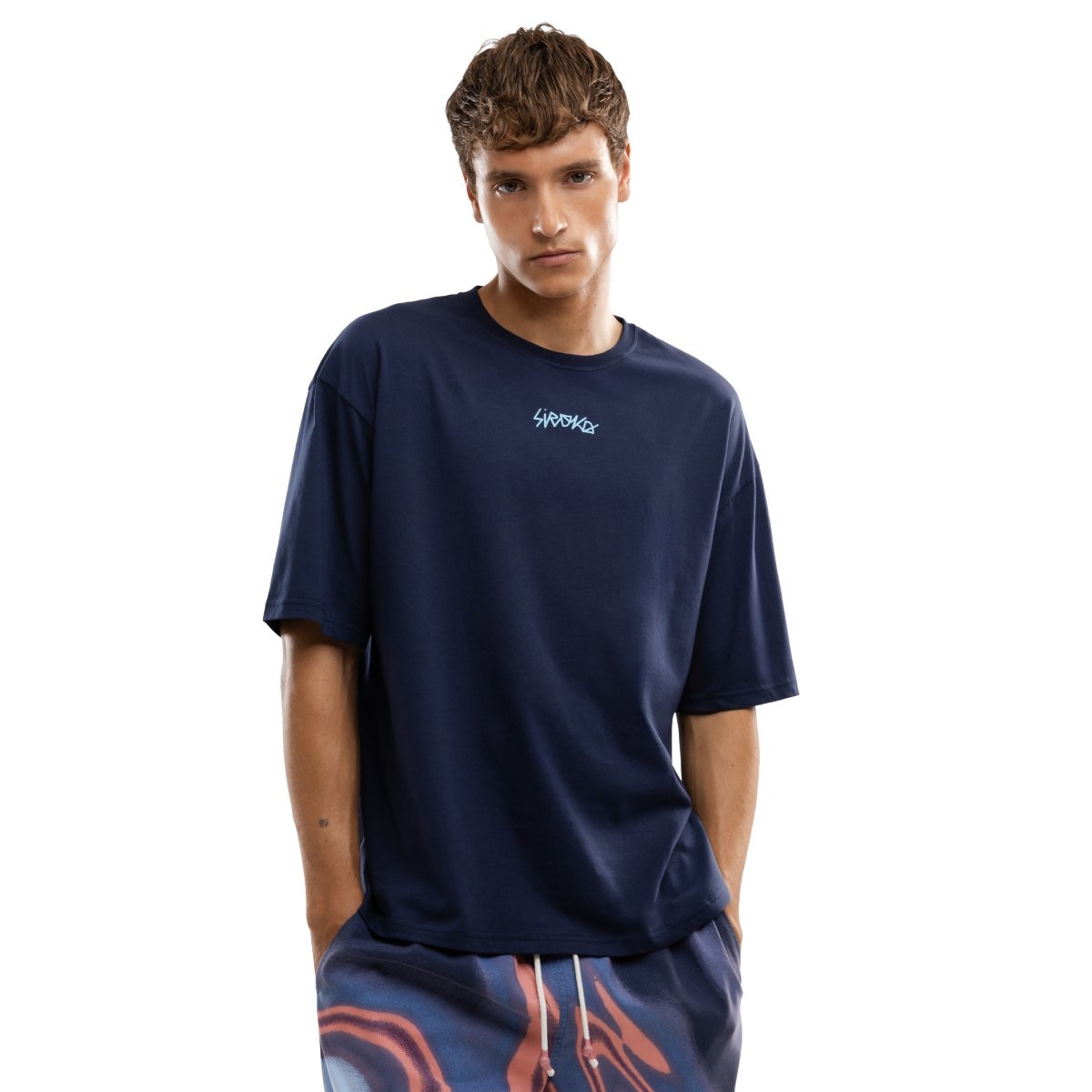 Siroko Camiseta holgada hombre IBZ Ibi Beige