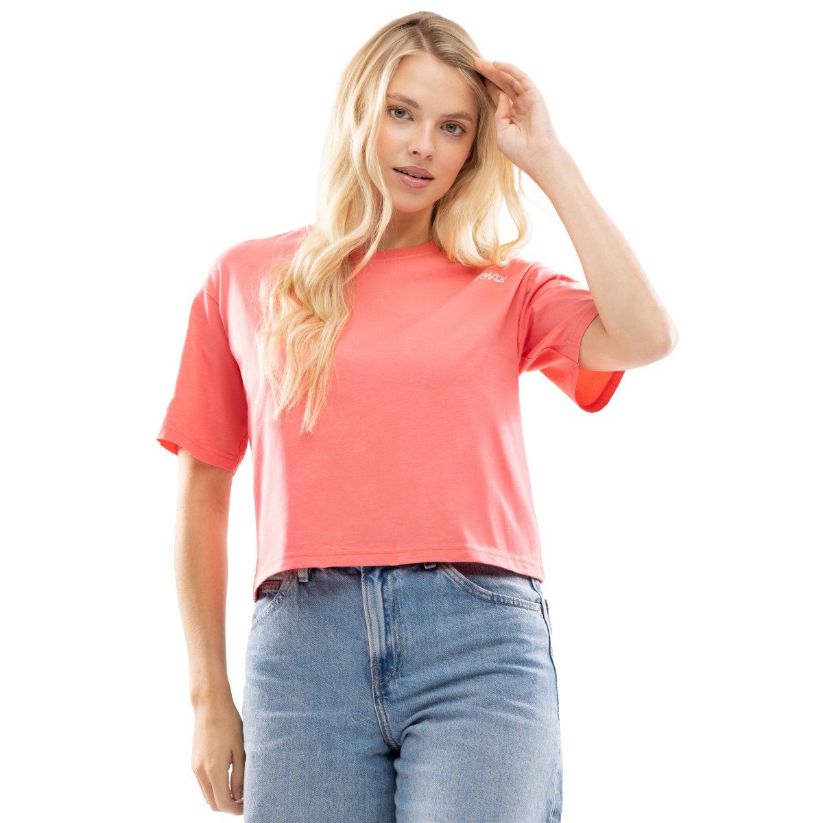 Camiseta crop holgada mujer IBZ Eivissa Siroko - Naranja Naranja-1