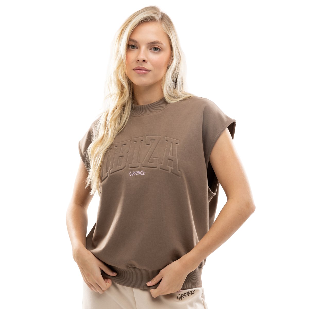 Siroko Sudadera sin mangas mujer Ibiza IBZ Tidal Morado