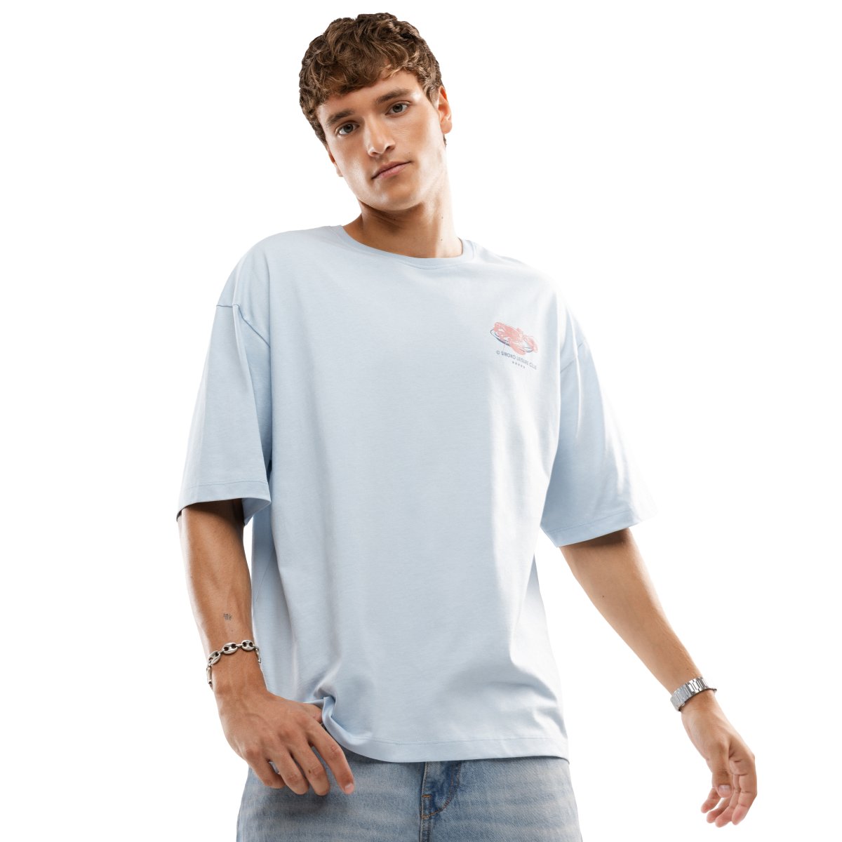 Siroko Camiseta manga corta algodón orgánico hombre Beige