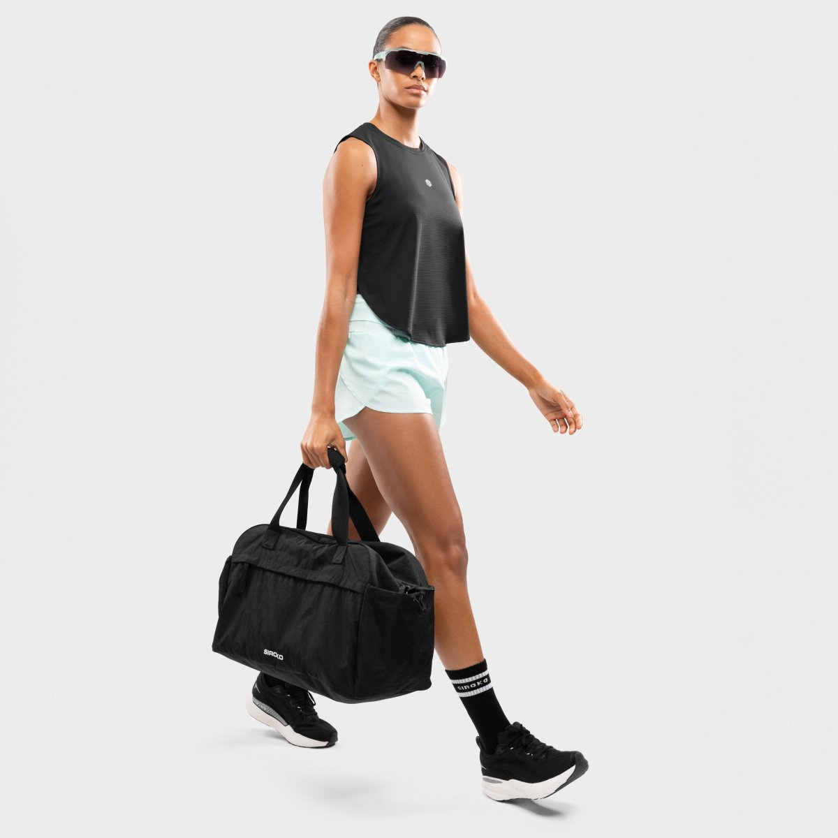 Imagen 3 de Camiseta sin mangas running mujer Seine Siroko - Negro Negro