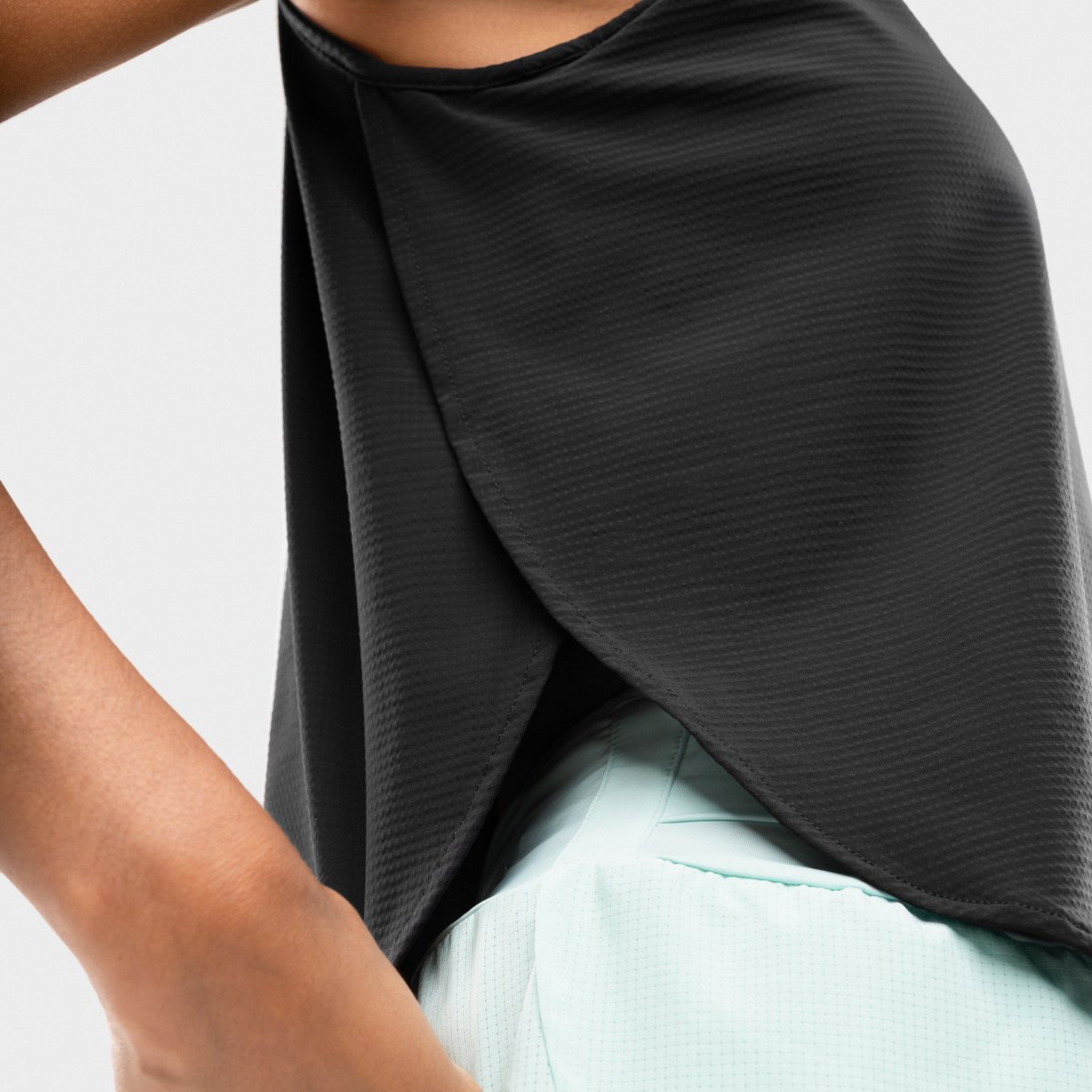 Imagen 4 de Camiseta sin mangas running mujer Seine Siroko - Negro Negro