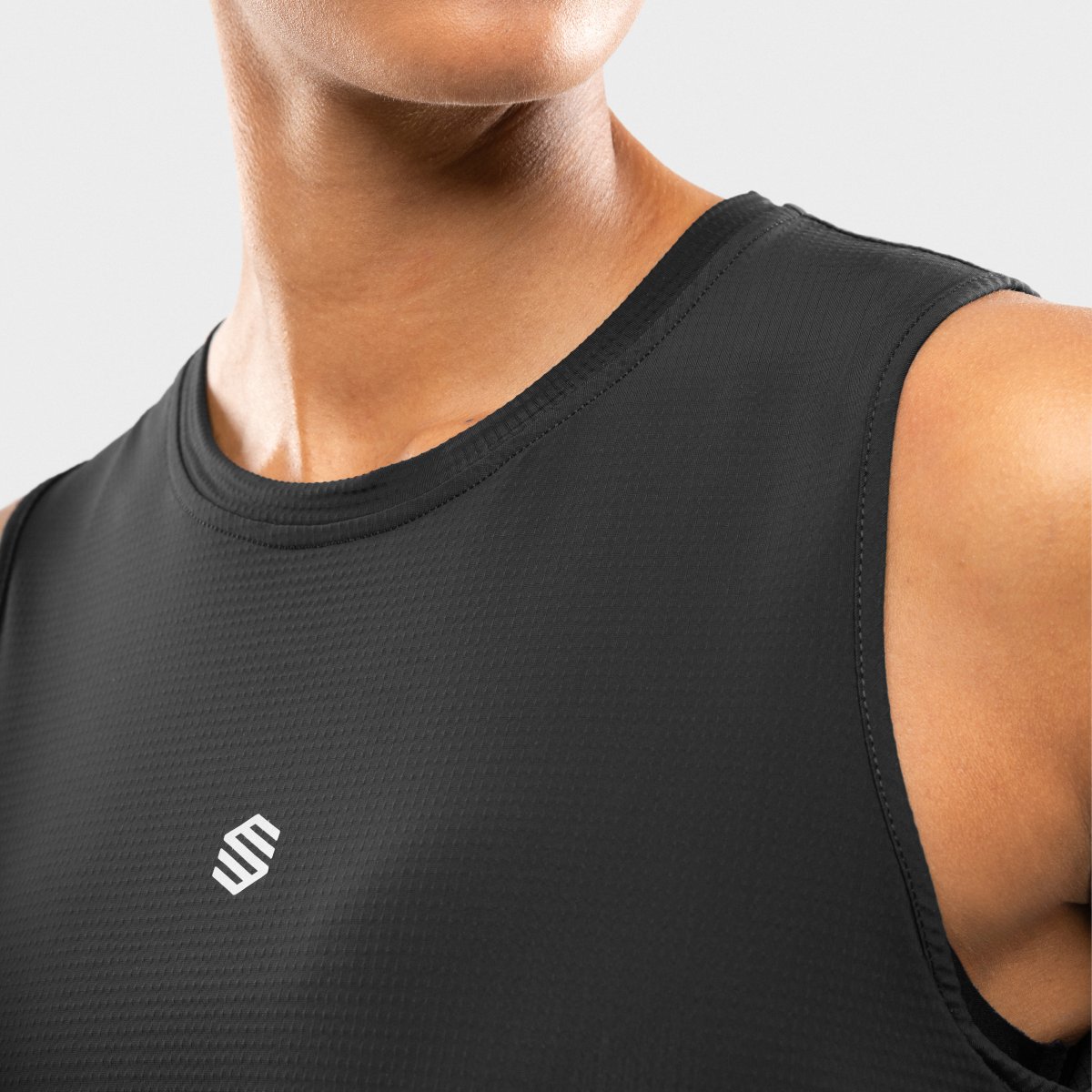 Imagen 5 de Camiseta sin mangas running mujer Seine Siroko - Negro Negro