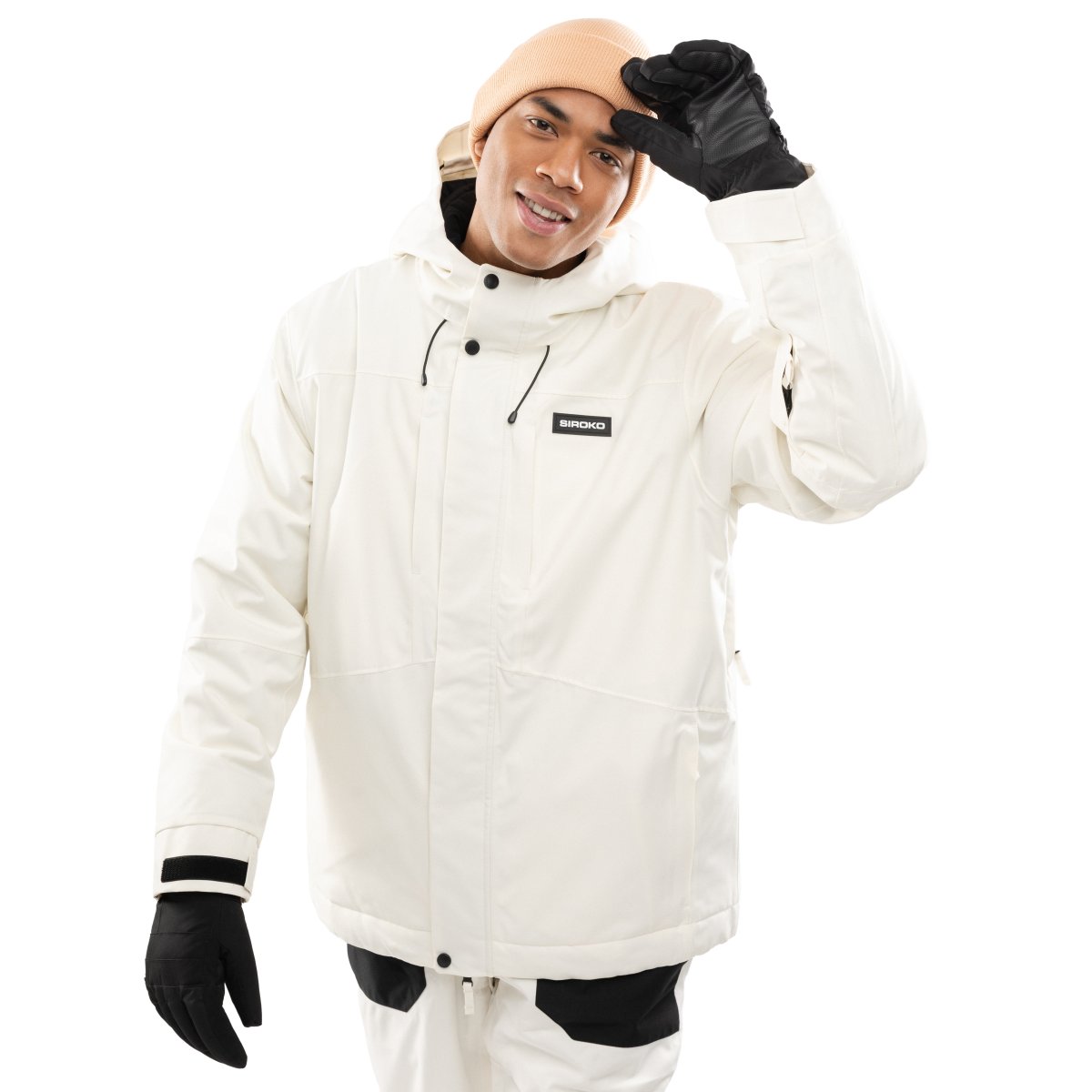 Imagen 0 de Chaqueta para snowboard/esquí hombre W4 Siroko Blanco