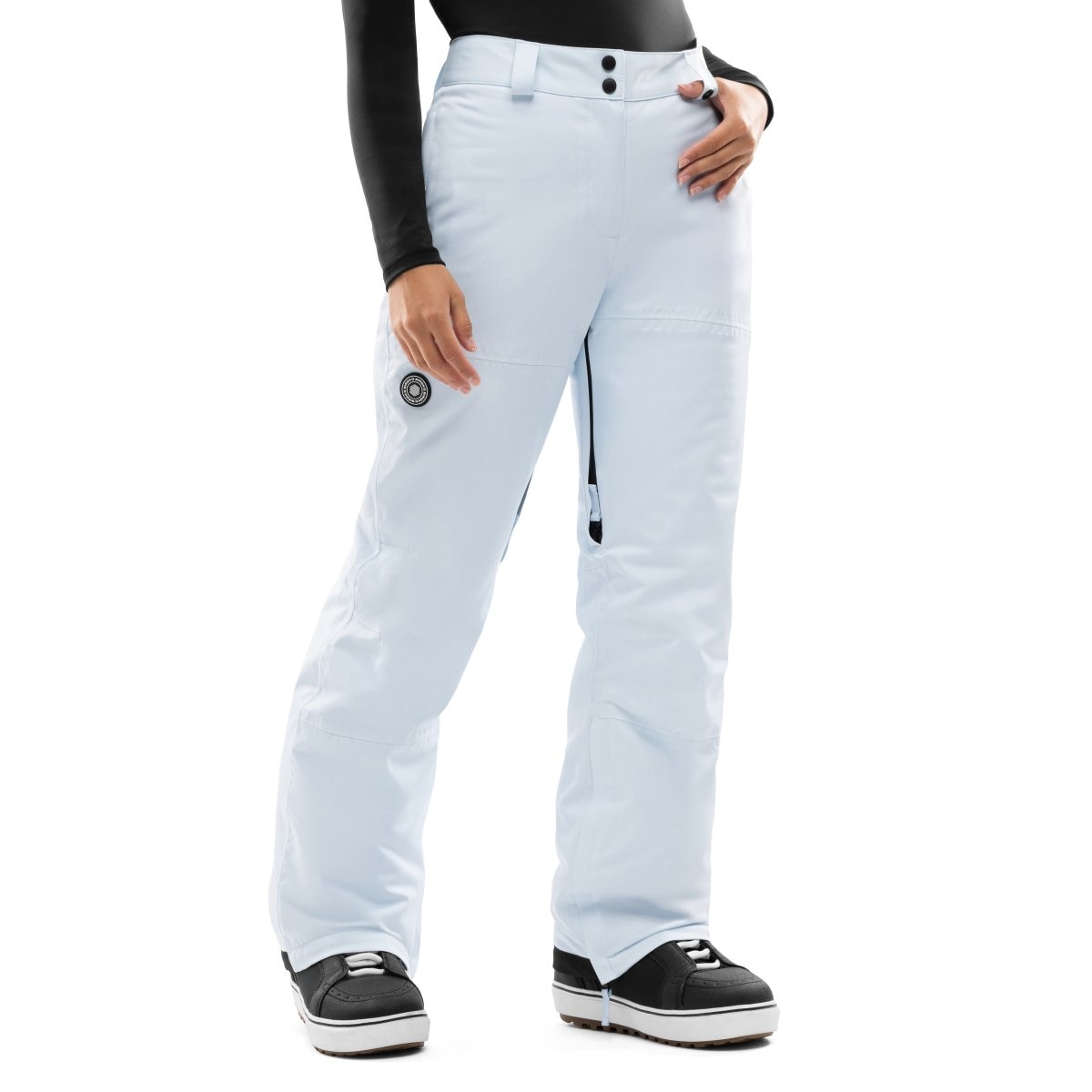 Pantalón de nieve mujer P1-W Siroko - Negro Azul claro-1