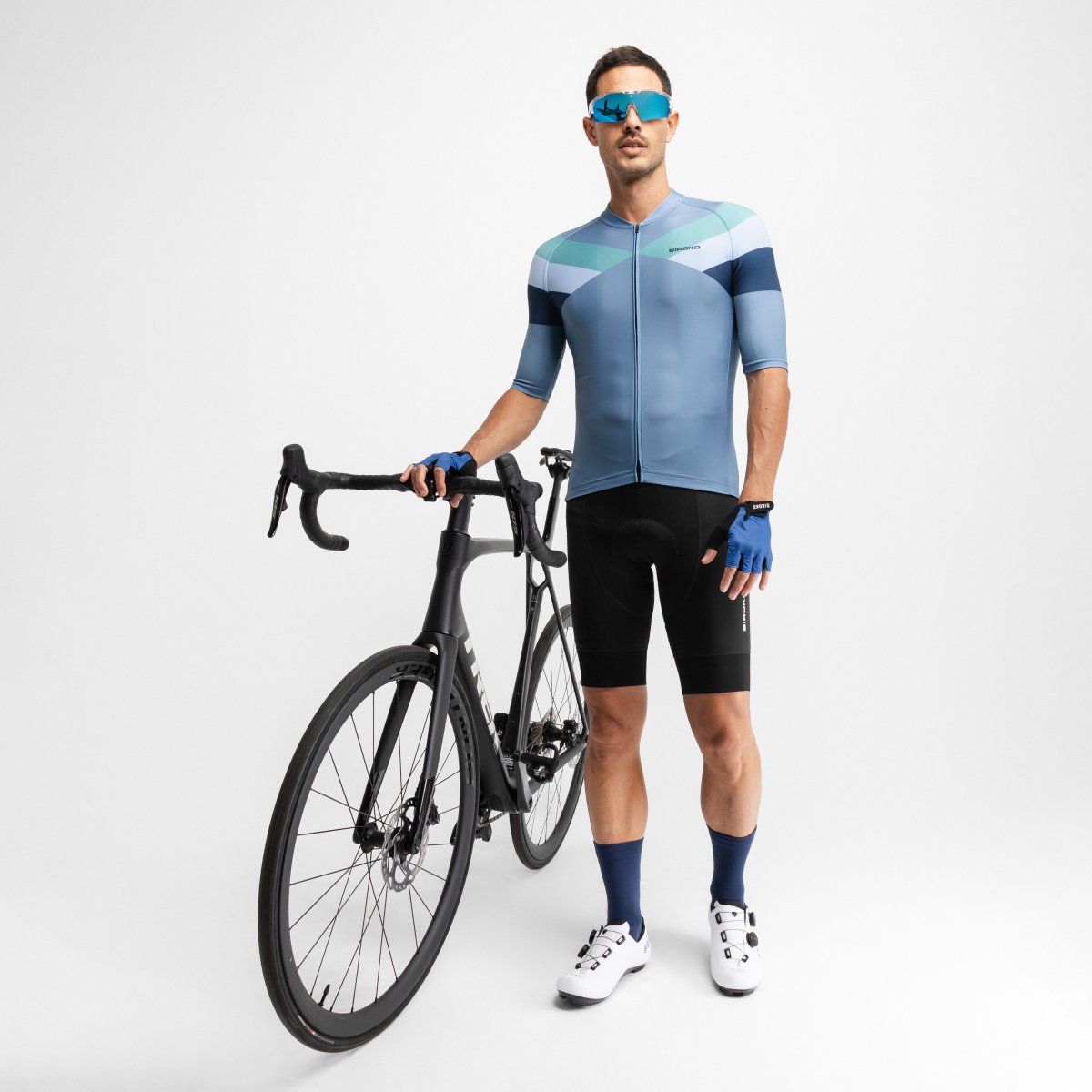 Maillot de manga corta hombre M2 Siroko - Azul Azul-3