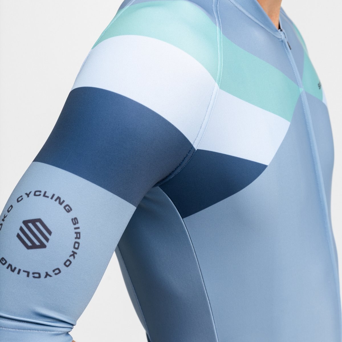 Maillot de manga corta hombre M2 Siroko - Azul Azul-4
