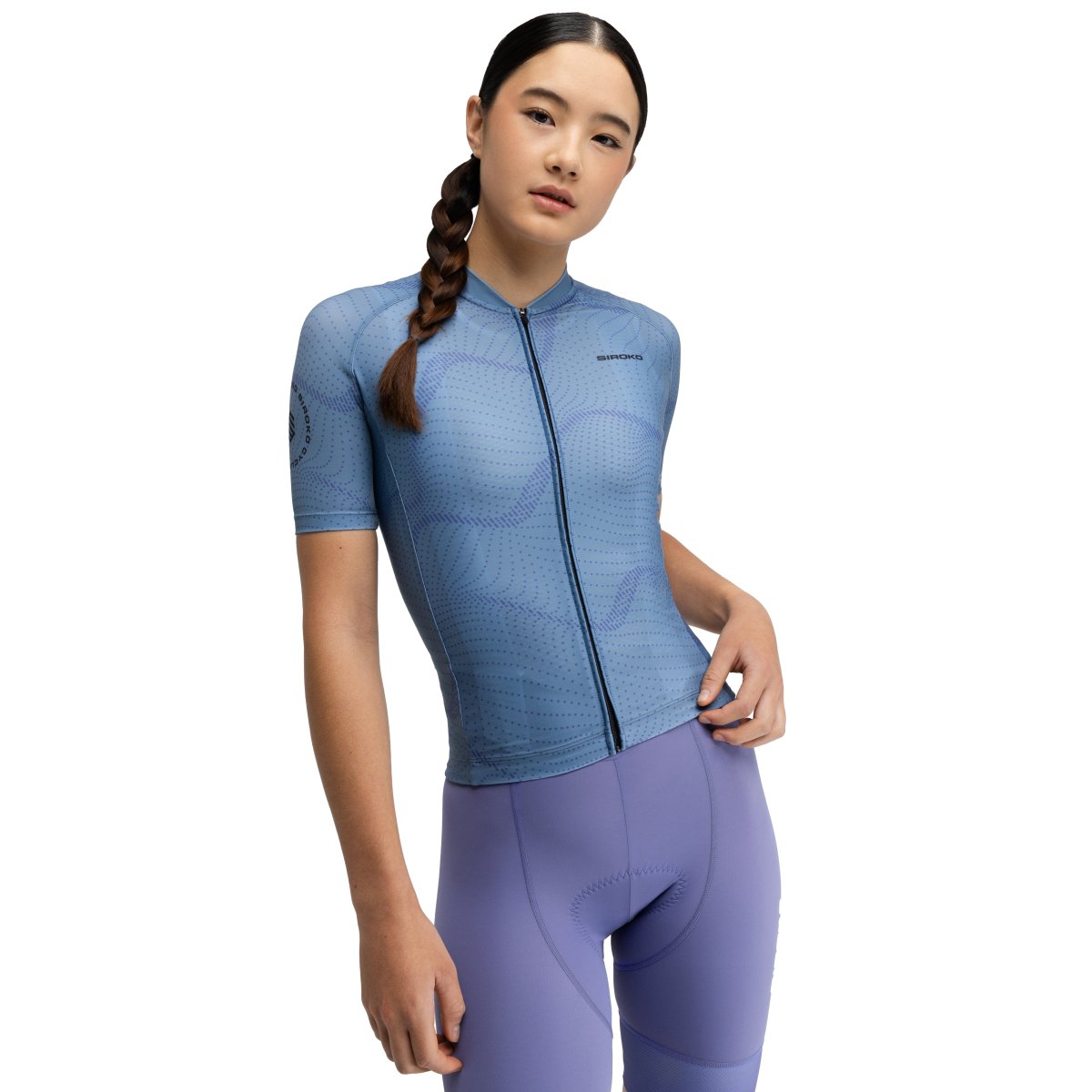 Maillot de manga corta mujer M2 Siroko - Azul Azul-1