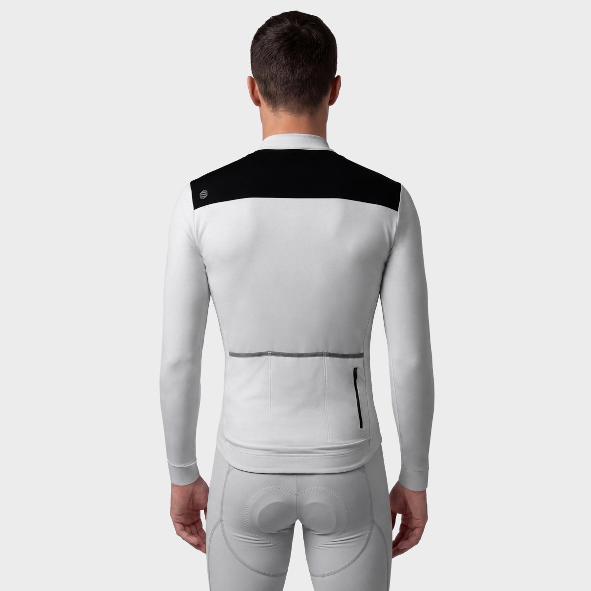 Maillot ciclismo térmico hombre SRX M4 Siroko - Gris Gris-2