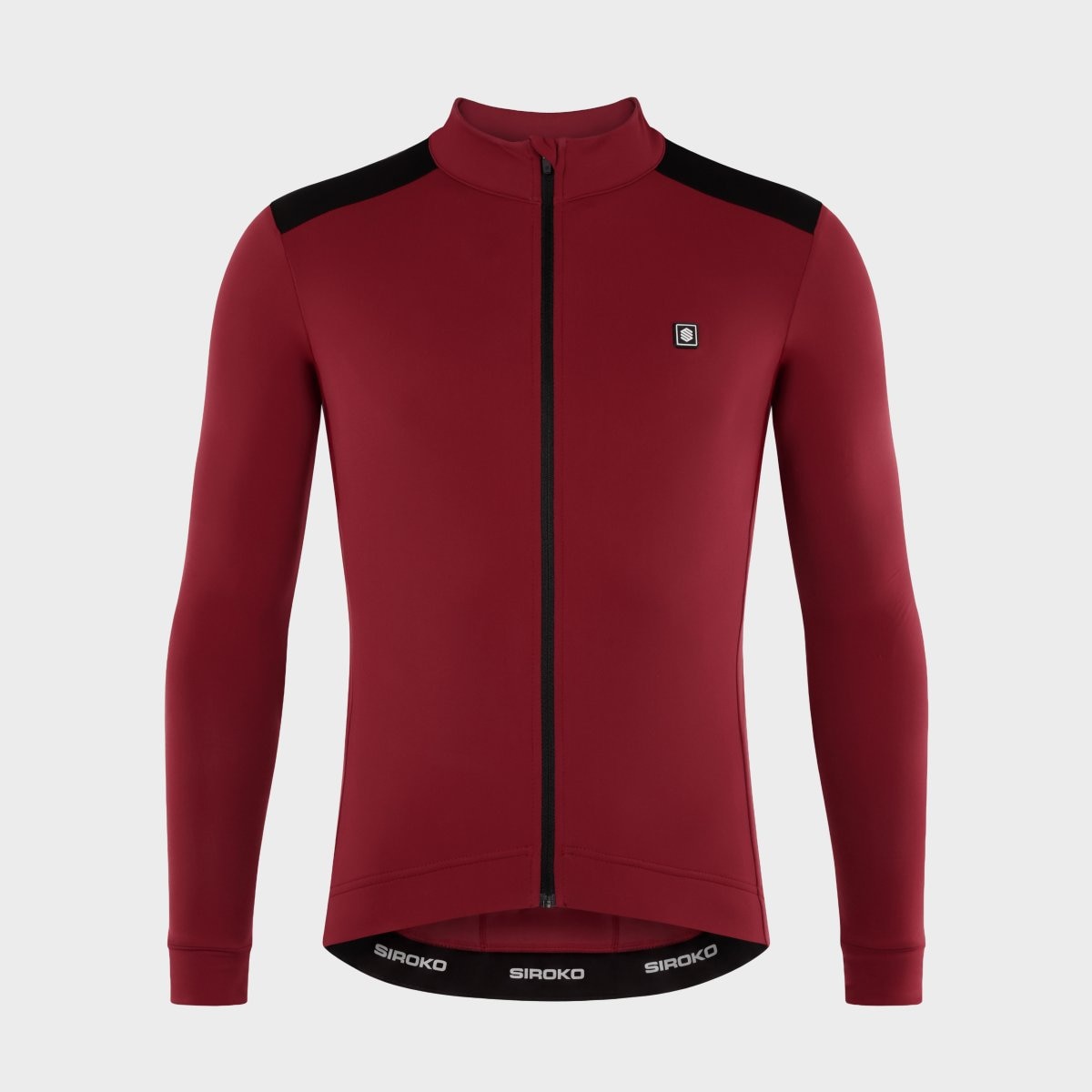 Maillot ciclismo térmico hombre SRX M4 Siroko - Rojo Rojo-6