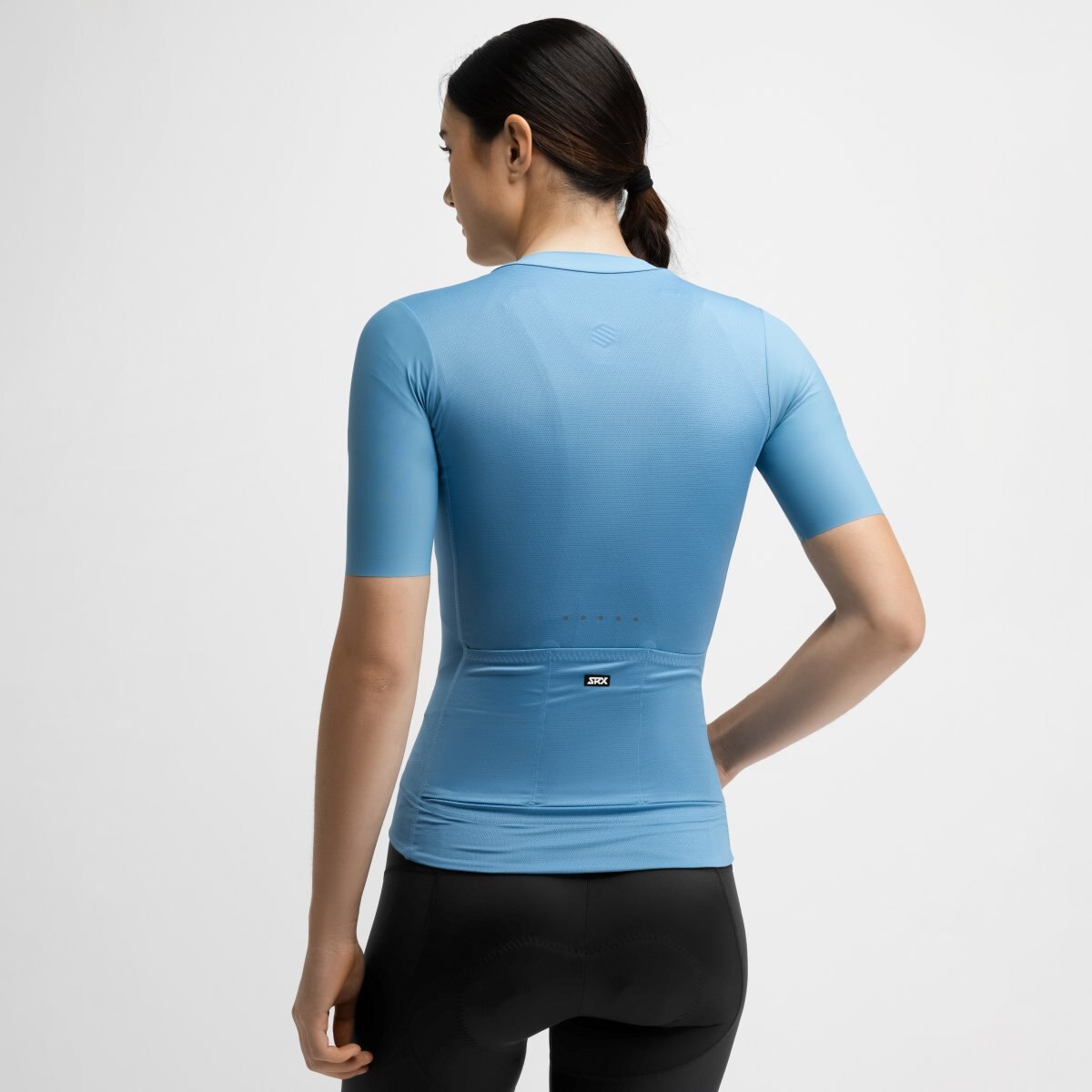 Maillot de manga corta ultraligero mujer SRX Siroko - Azul celeste Azul celeste-2