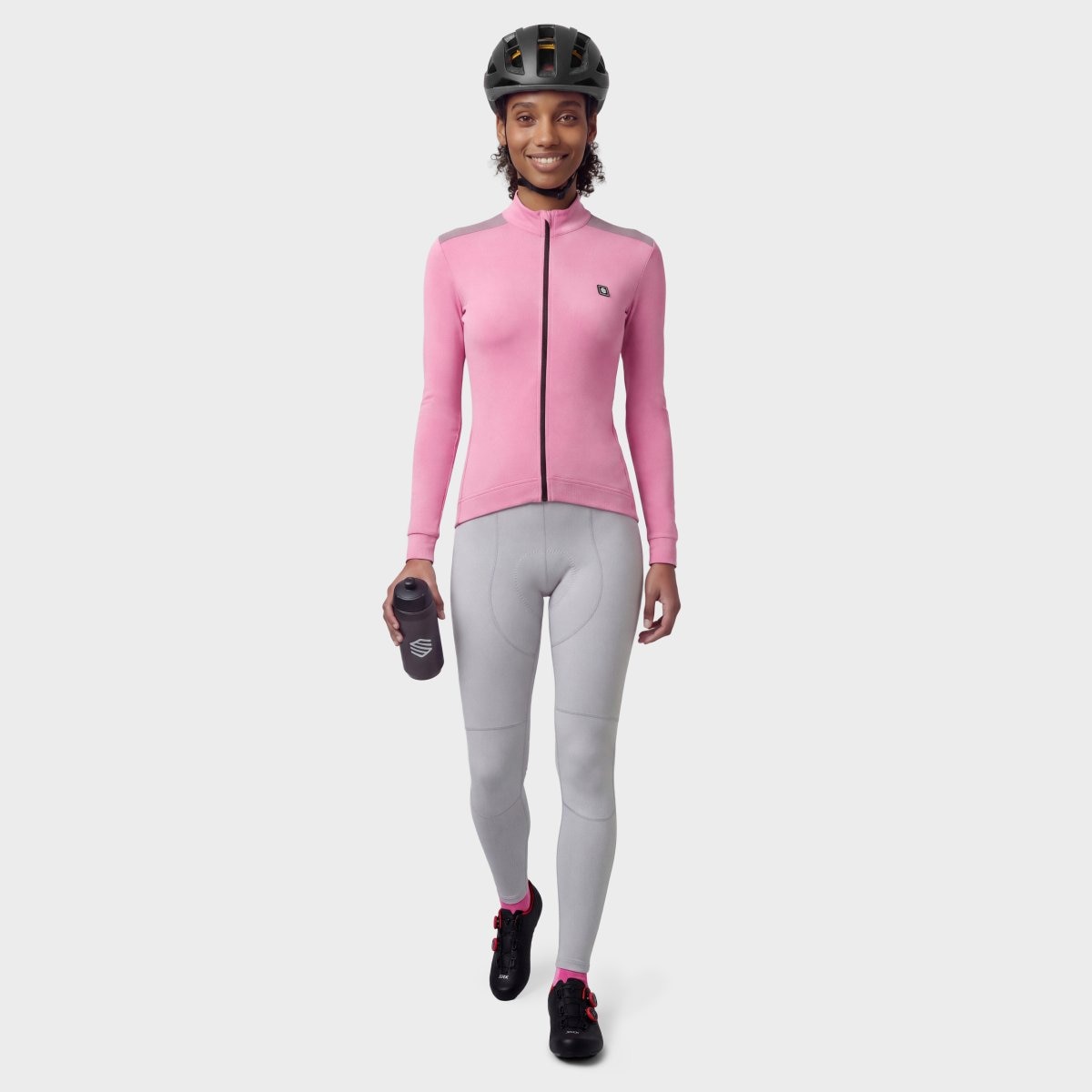Maillot ciclismo térmico mujer SRX M4-W Siroko - Rosa Rosa-3
