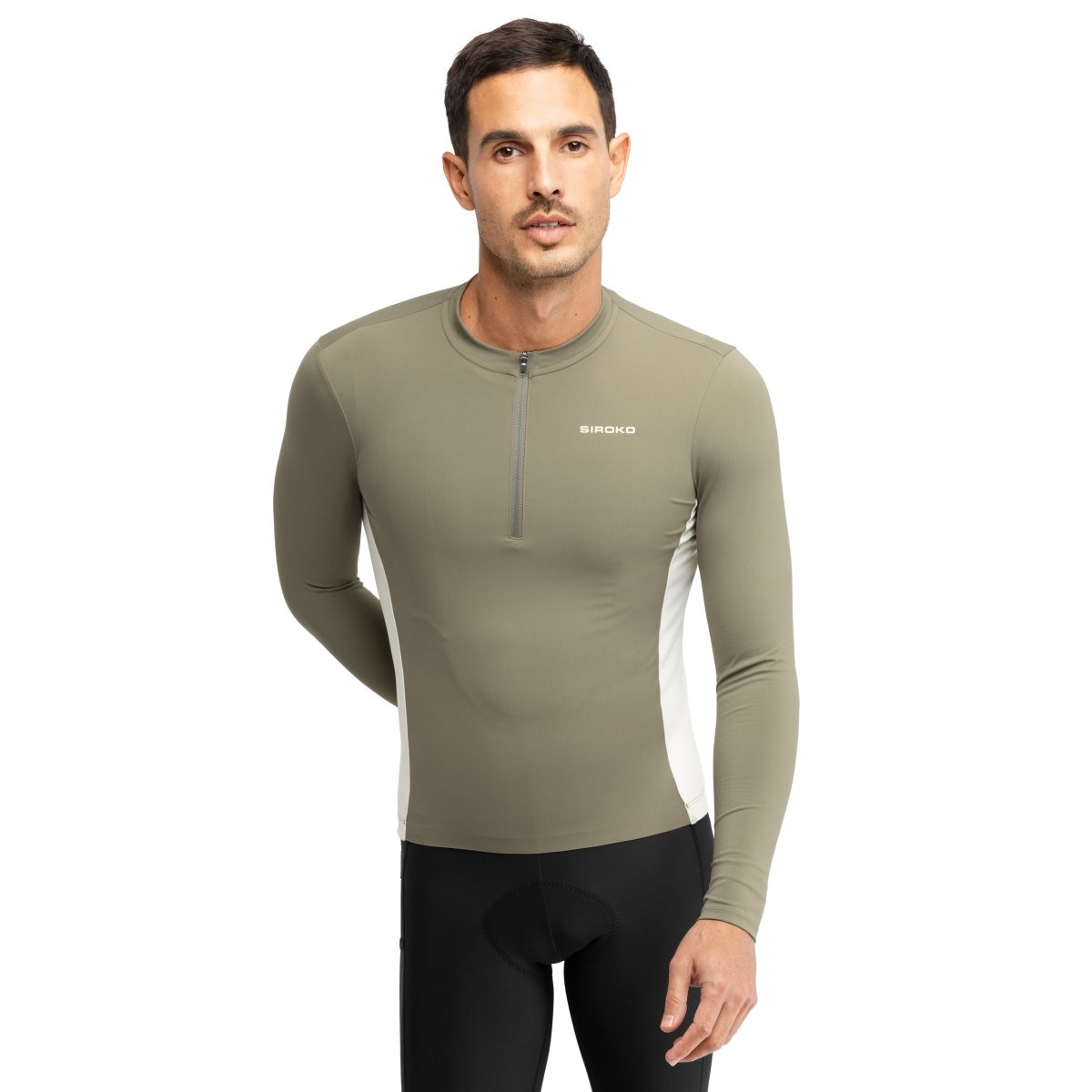 Maillot de gravel manga larga hombre GM3 Siroko - Verde Verde-1