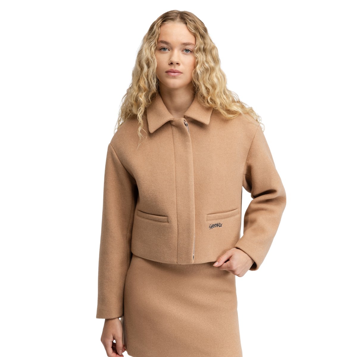 Imagen 0 de Chaqueta corta lana mujer Strodet-W Siroko Marrón