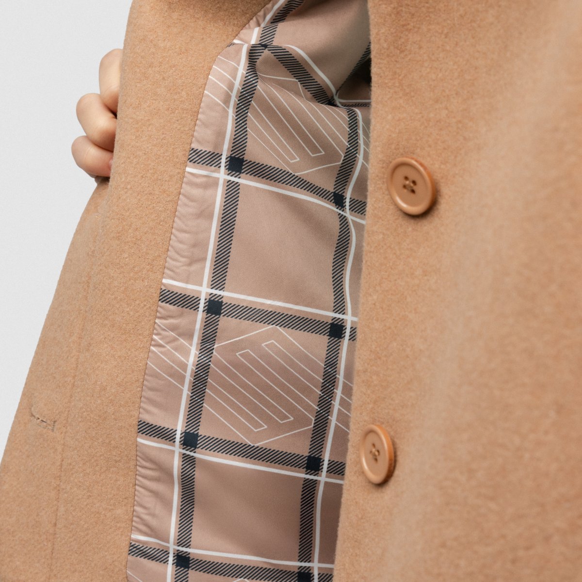 Chaqueta corta lana mujer Strodet-W Siroko - Marrón Marrón-4