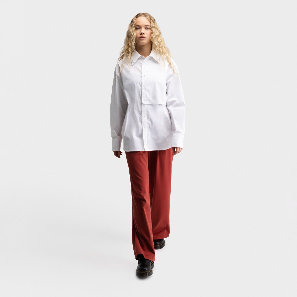 Pantalón de lana mujer Aker-W Siroko - Rojo Rojo-3