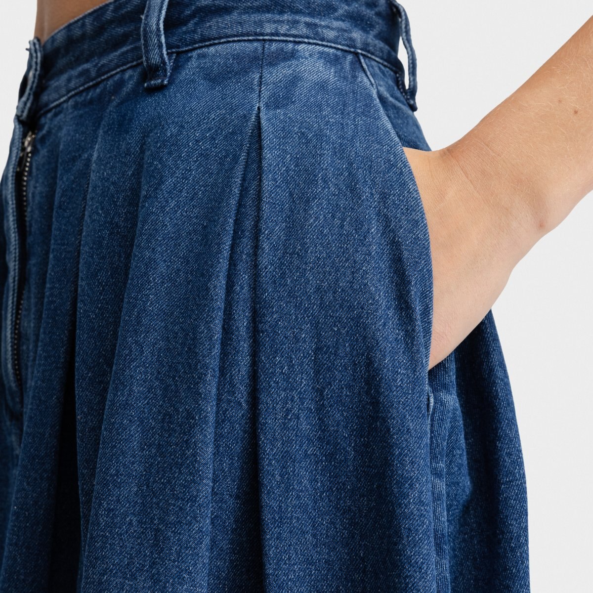 Falda vaquera vuelo mujer Alamo-W Blue Siroko - Azul Azul-5