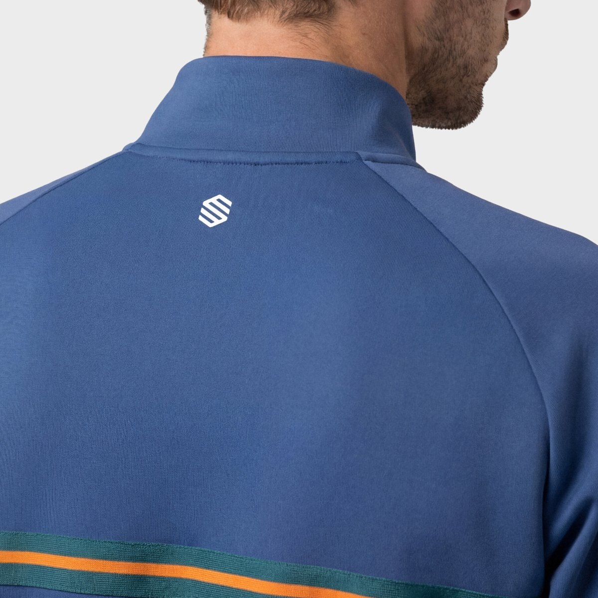 Sudadera media cremallera tenis hombre Tiebreak Siroko - Azul Azul-4