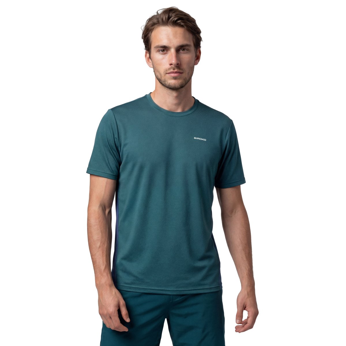Siroko Camiseta técnica manga corta tenis hombre Lob Verde