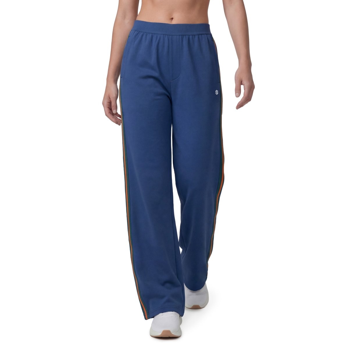 Pantalones acampanados tenis mujer Volley-W Siroko - Azul Azul-1