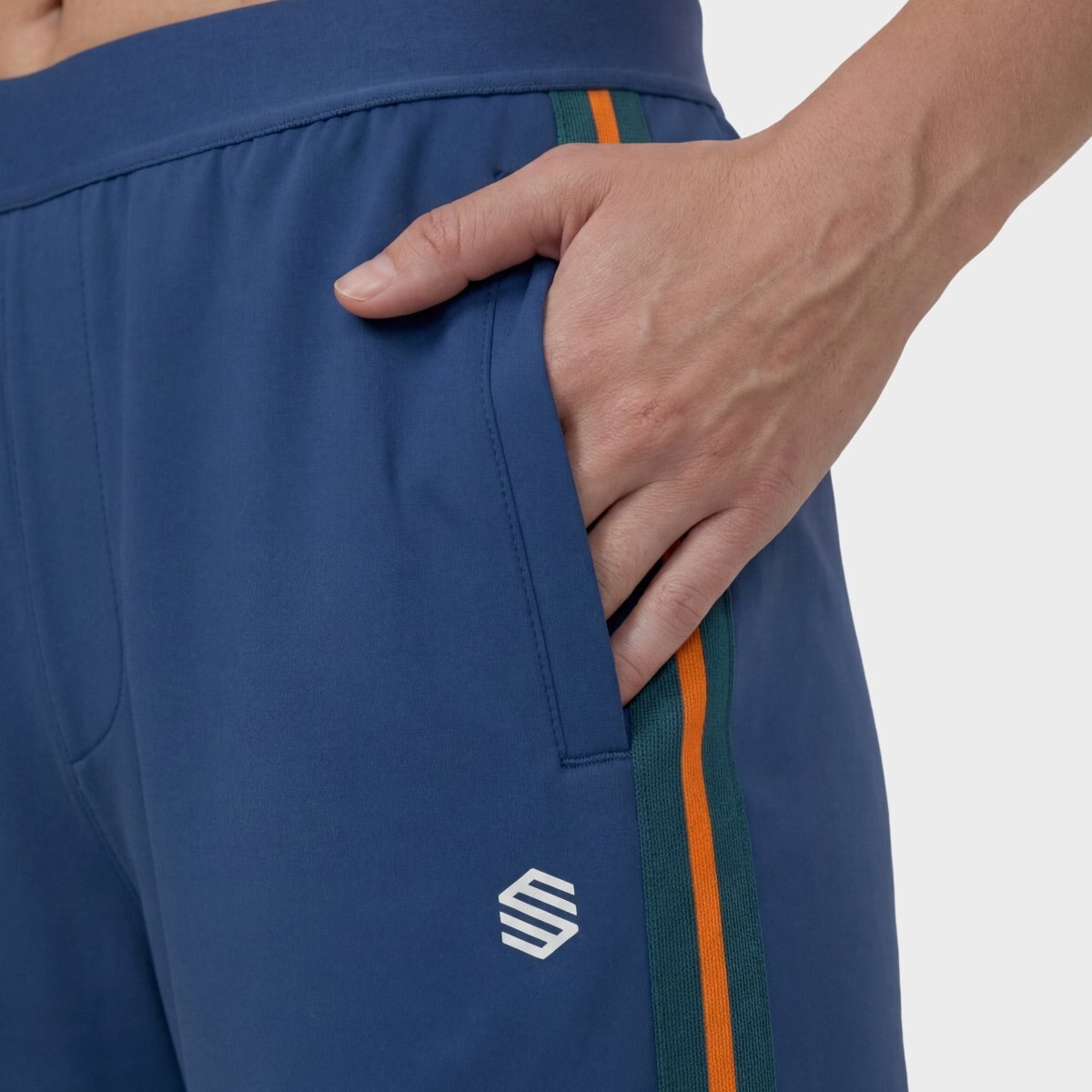 Pantalones acampanados tenis mujer Volley-W Siroko - Azul Azul-4