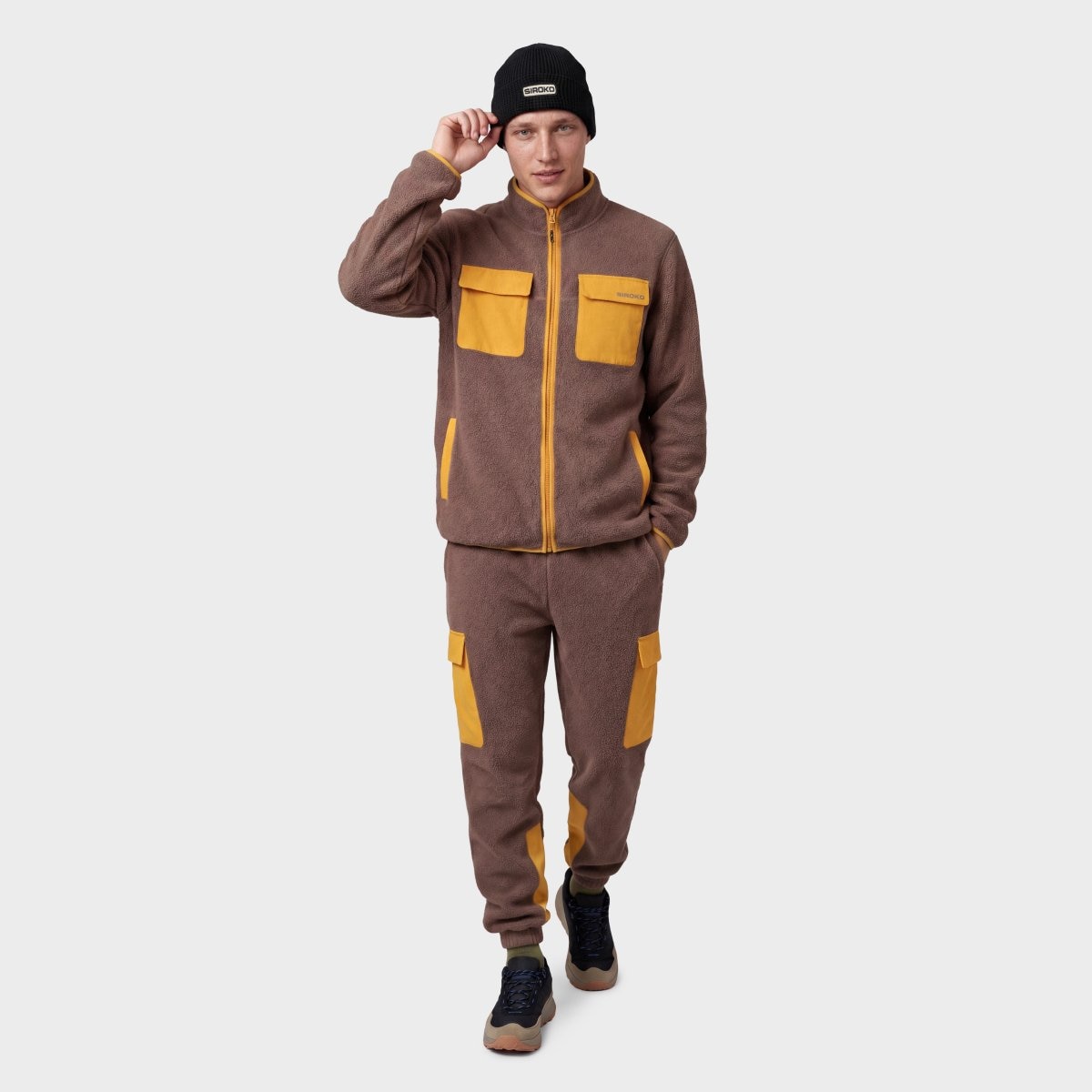 Chaqueta forro polar montaña hombre Carezza Brown Siroko - Marrón Marrón-3
