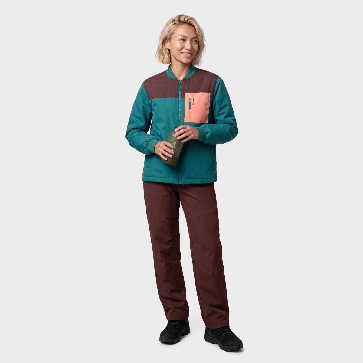 Imagen 3 de Chaqueta bomber insulada montaña mujer Sarek-W Blue Siroko - Azul Azul