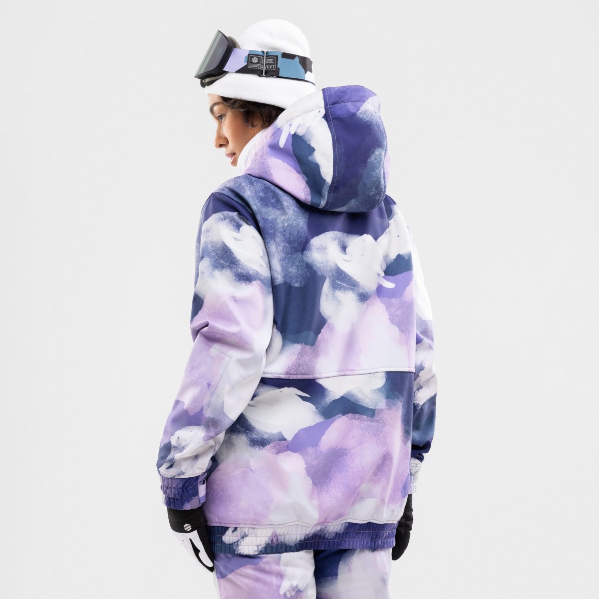 Chaqueta para snowboard/esquí mujer W1-W Siroko - Morado Morado-2