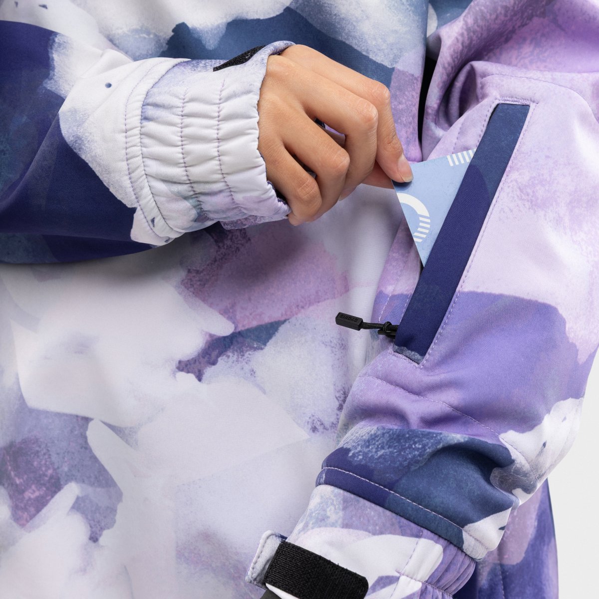 Chaqueta para snowboard/esquí mujer W1-W Siroko - Morado Morado-5