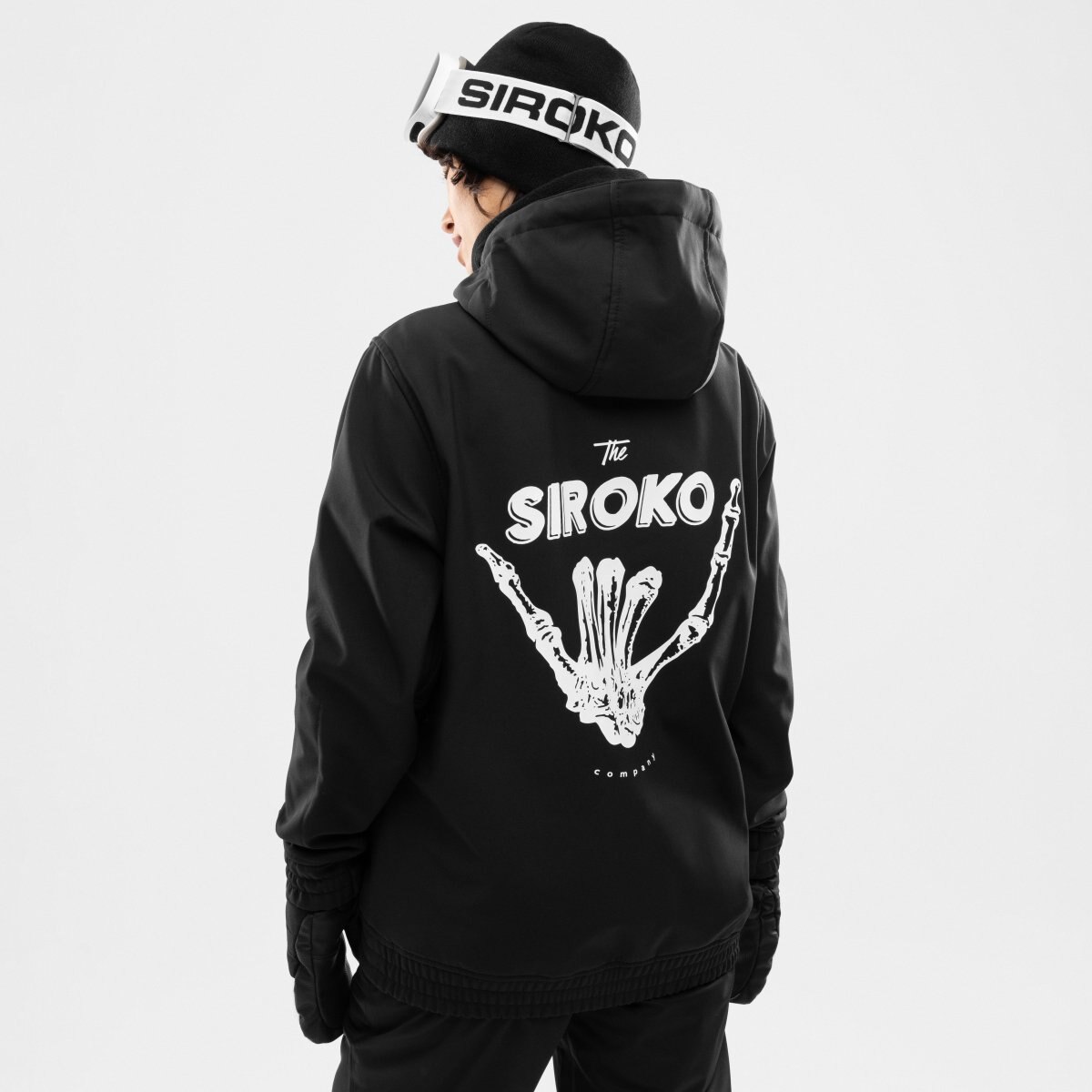 Chaqueta para snowboard/esquí mujer W1-W Siroko - Negro / Blanco Negro / Blanco-2
