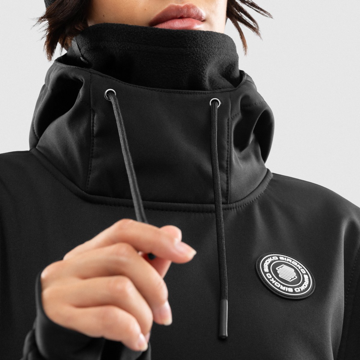 Chaqueta para snowboard/esquí mujer W1-W Siroko - Negro / Blanco Negro / Blanco-5