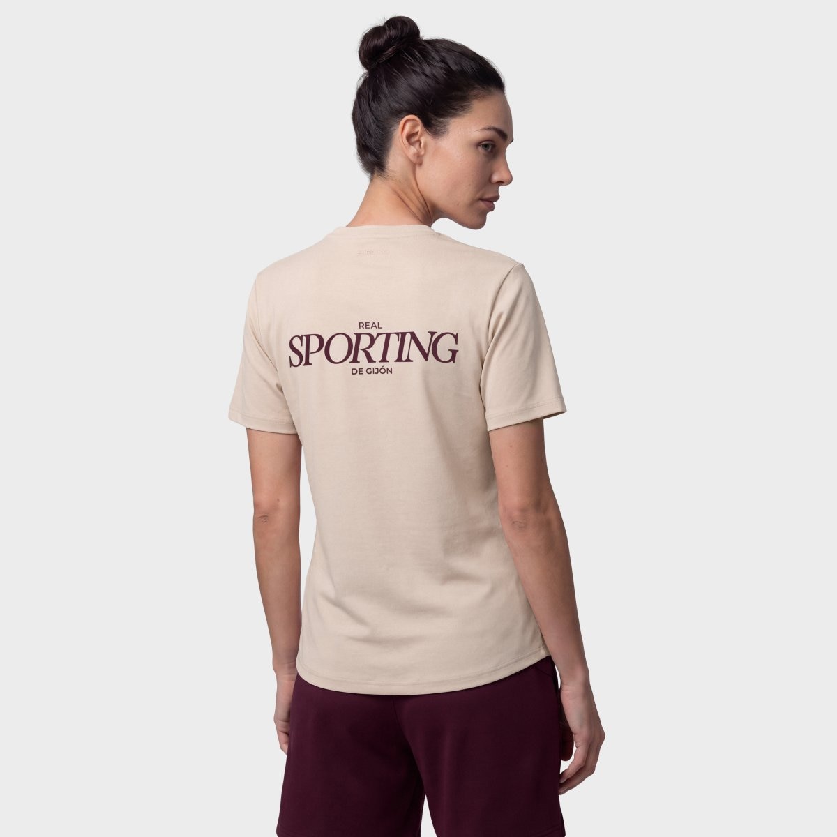 Camiseta manga corta fútbol lifestyle mujer RSG Travel Tee Player W Siroko - Beige Beige-2