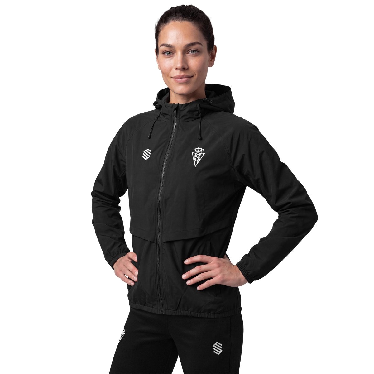 Siroko Chaqueta lluvia fútbol mujer RSG Rain Jacket W Rojo