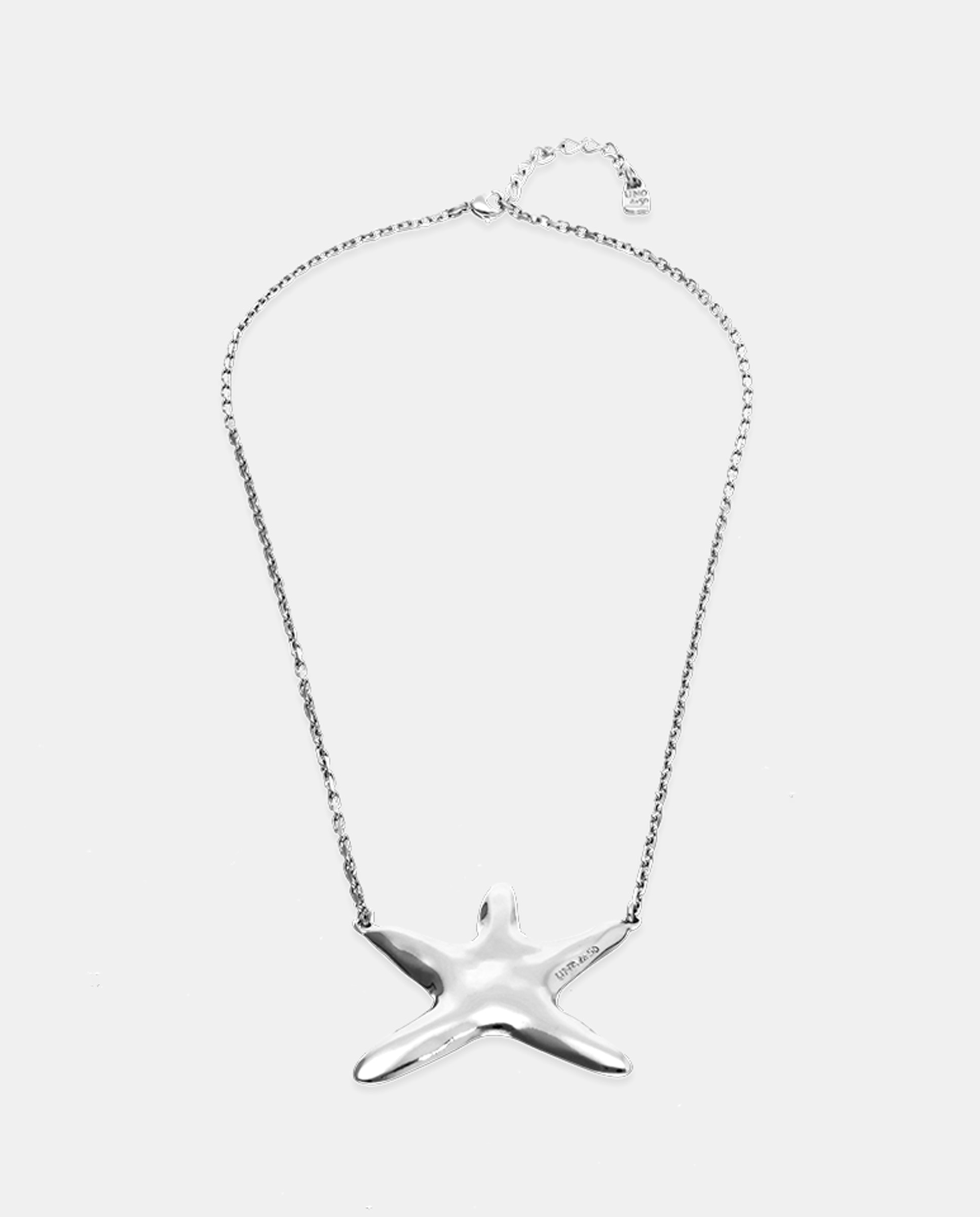 Collar largo bañado en con una estrella - UNO de 50 - Plata Plata-2