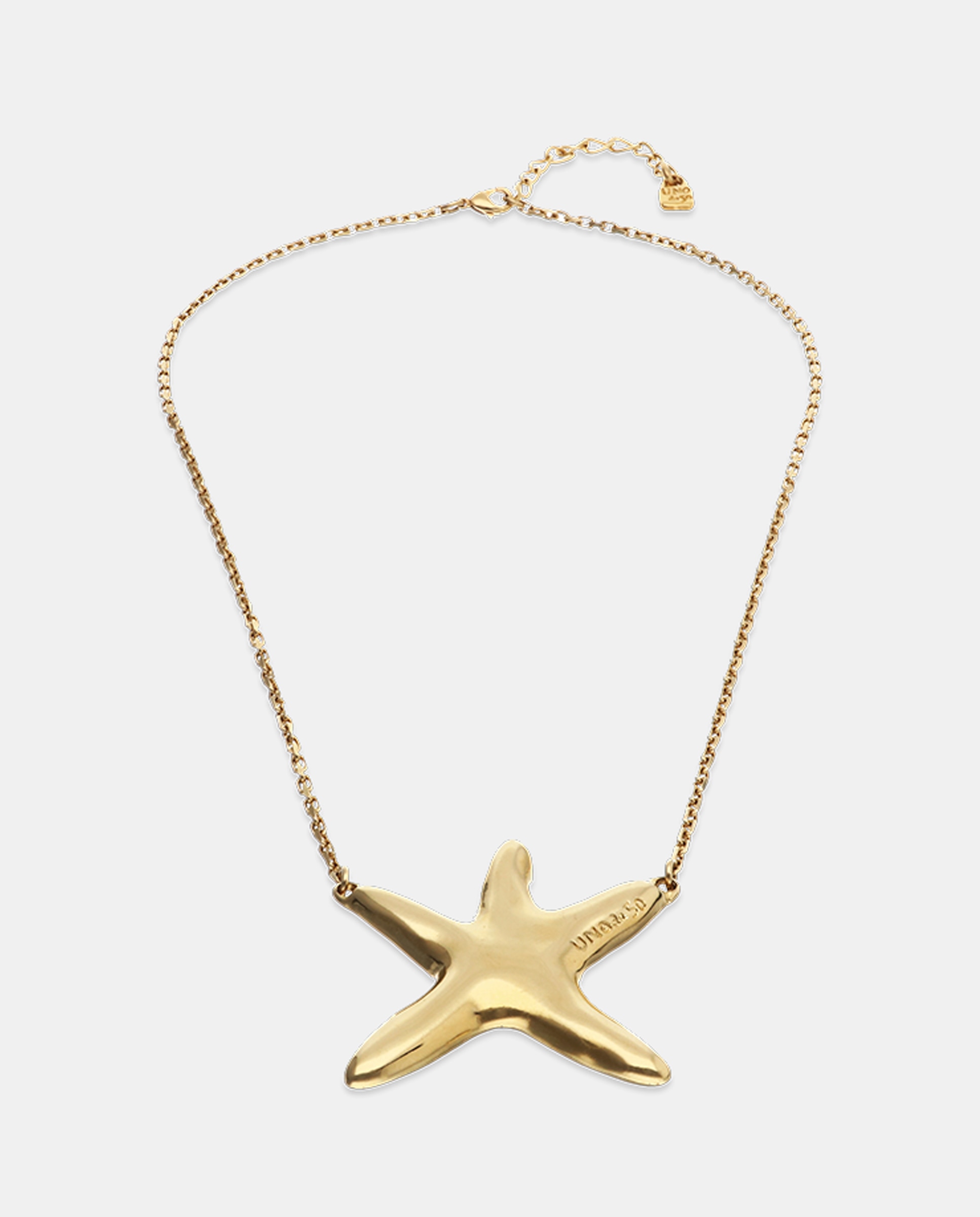 Collar bañado en 18k con una estrella - UNO de 50 - Oro Oro-2